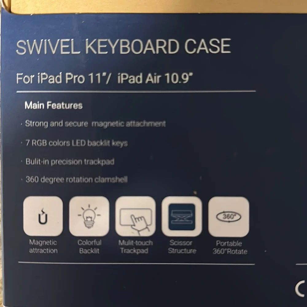 iPad Pro, iPad Ait Swivel Keyboard Case - new in box